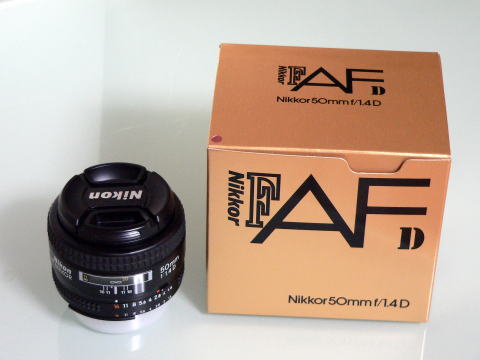 AI AF Nikkor 50mm f/1.4D  純正フィルター付